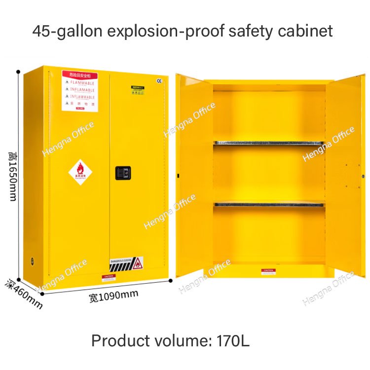 45 - Gallon Explosion - Proof Safety Cabinet: Ensure Workplace Safety