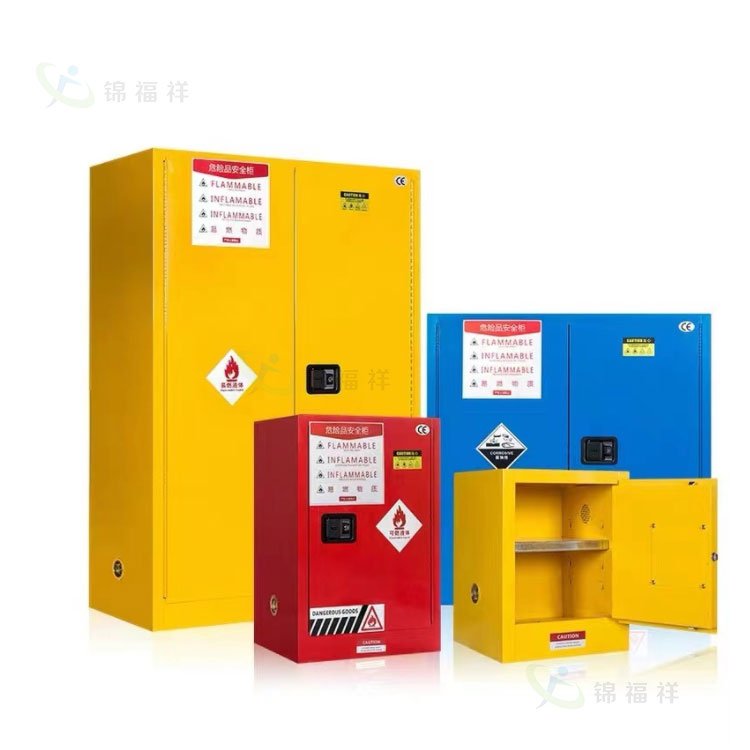 Compact 30 Gallon Flammable Safety Cabinet for Workshop – Durable Fireproof Storage with Adjustable Shelf