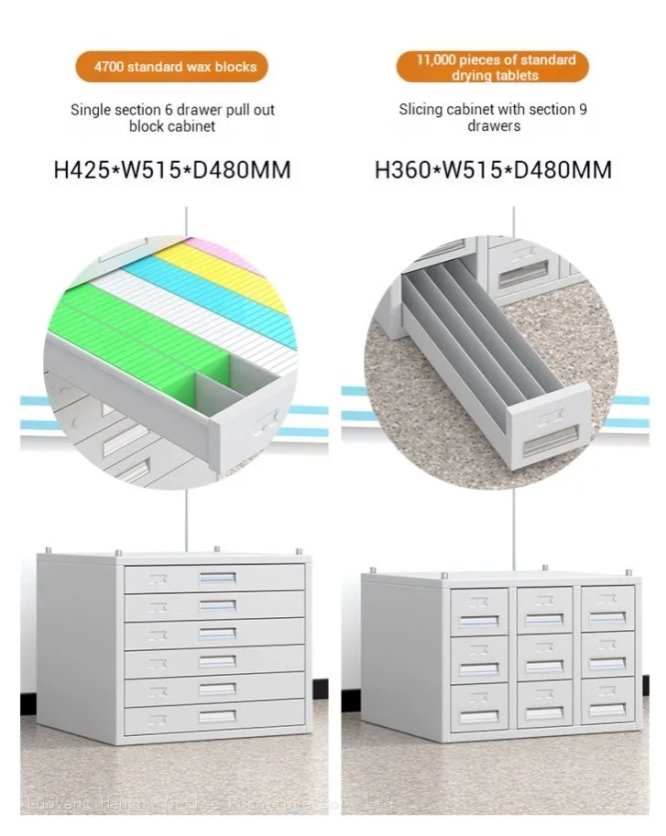 Stackable 4-section modular lab cabinet assembled in university research laboratory setting